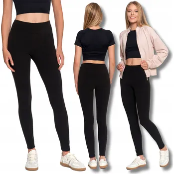 Dámské legíny Moraj dámské legíny žebrované klasické dlouhé velikost S/M