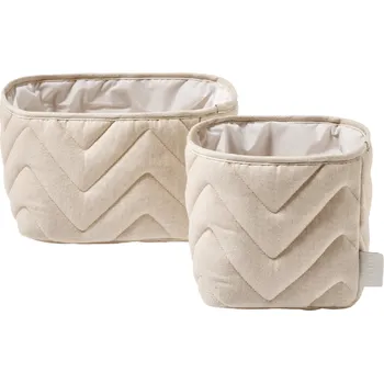 Úložný box MimiConcept Set košíčků Sand