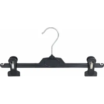 Ramínko Kalhotové ramínko s klipsy 33 cm – černé (polystyren)