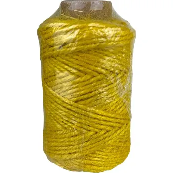 Obalový materiál motouz JUTA 82m ŽLUTÝ