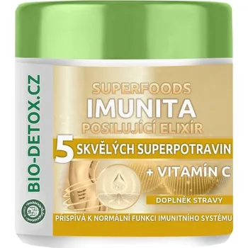 Doplněk stravy IMUNITA elixír plný Superfoods 130 g BIO-DETOX