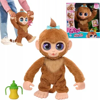 plyšák Plyšová Hračka Opička furReal Peanut the Playful Monkey 38 cm