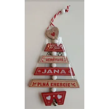 Party dekorace Vánoční ozdoba - Jana