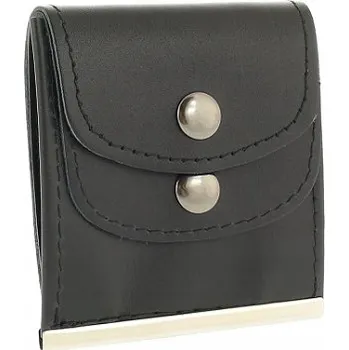 Peněženka Peněženka na drobné mince z pravé lícové kůže černá - unisex