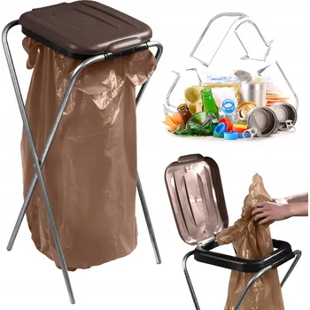 Odpadkový koš KADAX STOJAN NA VRECKY NA TŘÍDĚNÍ ODPADU 120L