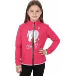 DÍVČÍ MIKINA NA ZIP JEDNOROŽEC NOVINKA Barva: Tmavě růžová, Velikost: 104