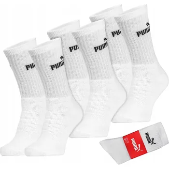 Pánské ponožky Ponožky Puma bílé velikosti 35-38