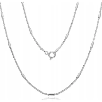 Náhrdelník STŘÍBRNÝ NÁHRDELNÍK ŘETÍZEK DÁMSKÝ DAISY 50 cm
