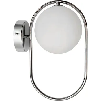 Nástěnné svítidlo Cordel lampa nástěnná chromová 1x28W G9 stínidlo bílé 21-32089