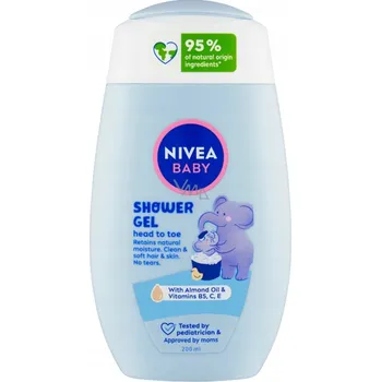 Sprchový gel Nivea Baby Mycí gel na tělo a vlásky 200 ml pro děti Sprchový gel