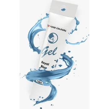 Food Colours gelová barva tuba Royal Blue 30 g ♡