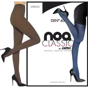 Dámské oblečení Dámské punčocháče Mireille NOQ 40 DEN - 3 (M) / hnědá