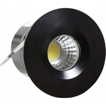 Stropní vestavné svítidlo Candellux 3 W černé LED 6000 K