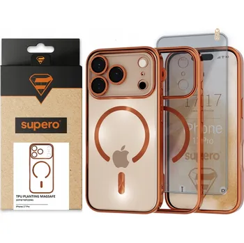 Pouzdro na mobilní telefon Zadní Kryt SUPERO pro Apple iPhone 17 Pro oranžový