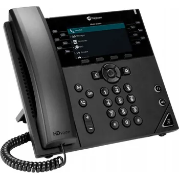 VoIP SIP telefon POLYCOM Poly HD VVX450, 12 linek, PoE