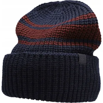 Čepice Pánská zimní Čepice 4F CAM008 90S námořnická modrá teplá velikost L