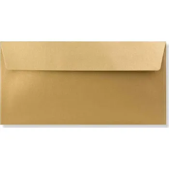 Obálka Barevná obálka DL zlatá perleťová