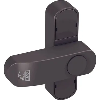 Okenní klika Basi 1100-0051 přídavní okenní zámek hnědá