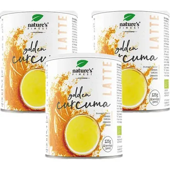 Přírodní produkt NATURE'S FINEST Golden Curcuma Bio 125g 2 + 1 ZDARMA (Zlatá kurkuma Bio)