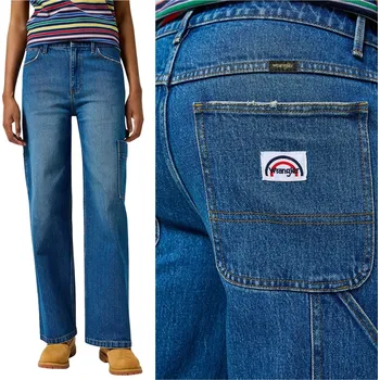 Dámské džíny Wrangler WORKWEAR LOOSE vysoké volné dámské džíny W28 L30