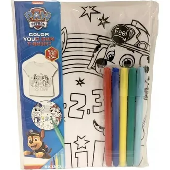 TRIČKO/HALENKA K VYKRESLOVÁNÍ Tlapková patrola 98-104