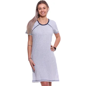 Dámská noční košile Dámská noční košilka šedá 1C3556 šedá l