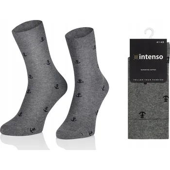 Pánské ponožky Intenso Ponožky 1955_WZ25 šedé, velikost 44-46