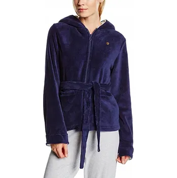 Dámské oblečení AH5242 Dámský župan S KAPUCÍ O'MOI S/M