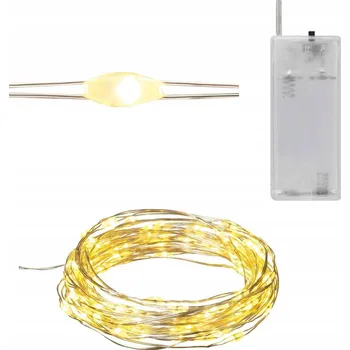 Vánoční dekorace Vánoční osvětlení na stromeček Martom vnitřní 1,2 m s 10 světýlky