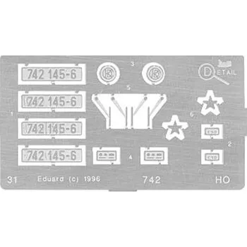 Modelová železnice doplňky 742 037-5, 743 009-3 Detail 31