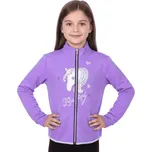 DÍVČÍ MIKINA NA ZIP JEDNOROŽEC NOVINKA Barva: Fialková, Velikost: 122