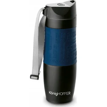 Termoska Termohrnek vakuový termoska láhev tmavě modrá Konighoffer Frizo 480 ml
