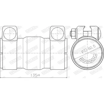 Katalyzátor Sortiment, vyfukovy system-montaz, 69007