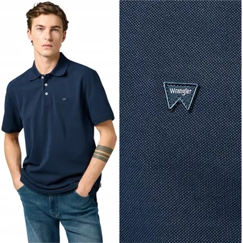 Pánské Tričko tričko Wrangler Black Iris 112362388 Velikost XXL