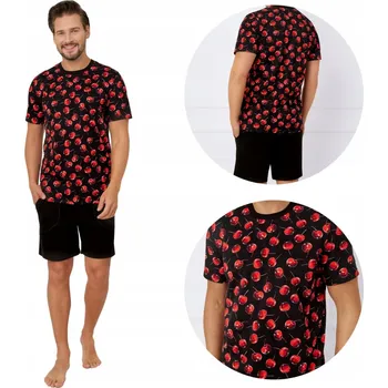 Pánské pyžamo Italian Fashion pánské pyžamo s krátkým rukávem, velikost XL