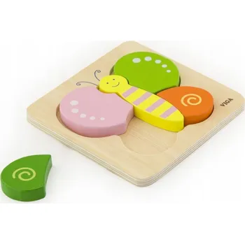 Dřevěná hračka Dřevěné puzzle Viga Motýl