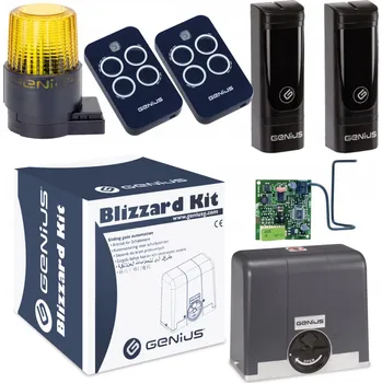 Pohon brány Pohon pro posuvné brány Genius wjazdowej przesuwnej dwuskrzydłowej 230 V