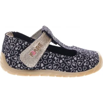 Chlapecké sandály Botičky Fare Bare 5062202 sandálky srdíčka, modré Velikost: 22