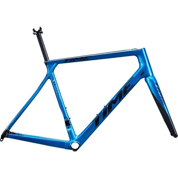 Silniční kolo TIME Rám ALPE D'Heuz 01 Disc GLOSS BLUE / CARBON Velikost: S