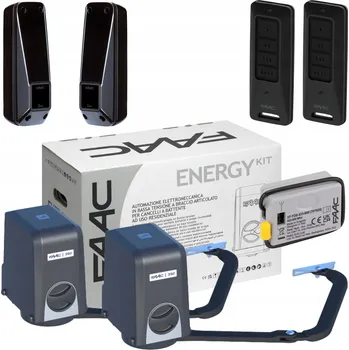 Pohon brány Pohon pro dvoukřídlé brány Faac wjazdowej siłownik fotokomórka zdalny