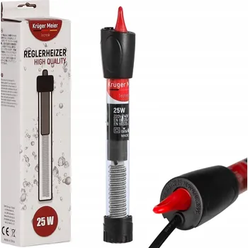 Topítko do akvária Kruger Meier Reglerheizer 25W Akvarijní topítko s termostatem do 45L