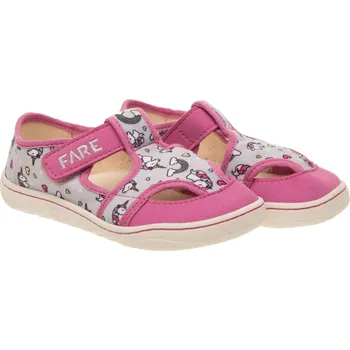 Dívčí bačkory Barefoot bačkory Fare Bare MID WIDE 7002451 Velikost: 34