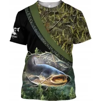 Pánské rybářské tričko s potiskem Dárek pro rybáře - velikost M