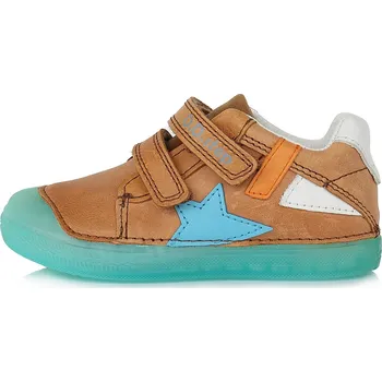 Chlapecké polobotky D.D.Step Celoroční obuv D.D. STEP Chocolate S049-349 - hnědá Velikost: 36