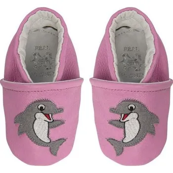 Capáčky Capáčky 3F 1BN42 růžové,delfín, protiskluz Velikost: 18-19