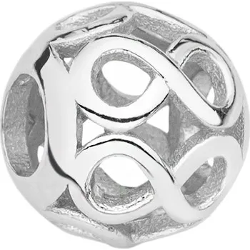 Přívěsek STŘÍBRNÝ PŘÍVĚSEK ryzost 925 Prolamovaný Charms Znak Nekonečna