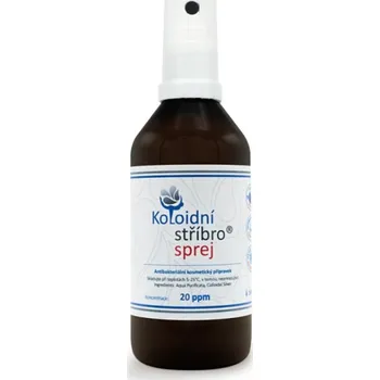 Pleťová kosmetika KOLOIDNÍ STŘÍBRO SPREJ 20 ppm - 100 ml KOLOIDNÍ STŘÍBRO s.r.o.
