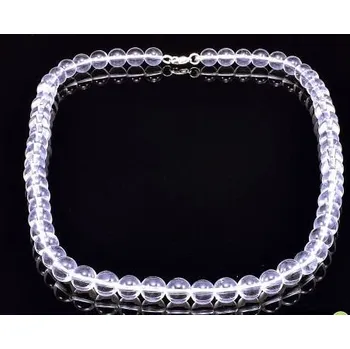 KŘIŠŤÁL - náhrdelník kuličky - MINERÁLNÍ KAMENY