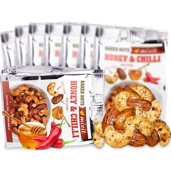 Oříšky z pece - HONEY CHILLI - med a chilli do kapsy - 5 ks - 300g MIXIT