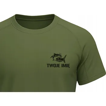 Pánské tričko Tričko ForestMax Rybářské tričko s JMÉNEM krátký rukáv vel. M